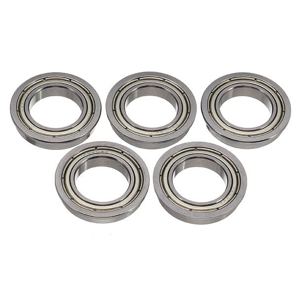5pcs Flange Ball Bearings 15x24x5mm Deep Groove Ball Bearings