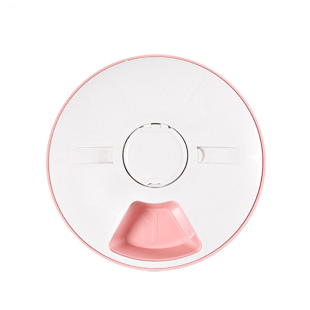 Automatic Meal Timed Pet Dog Cat Feeder Food Bowl Auto 6 Days Holiday Dispenser