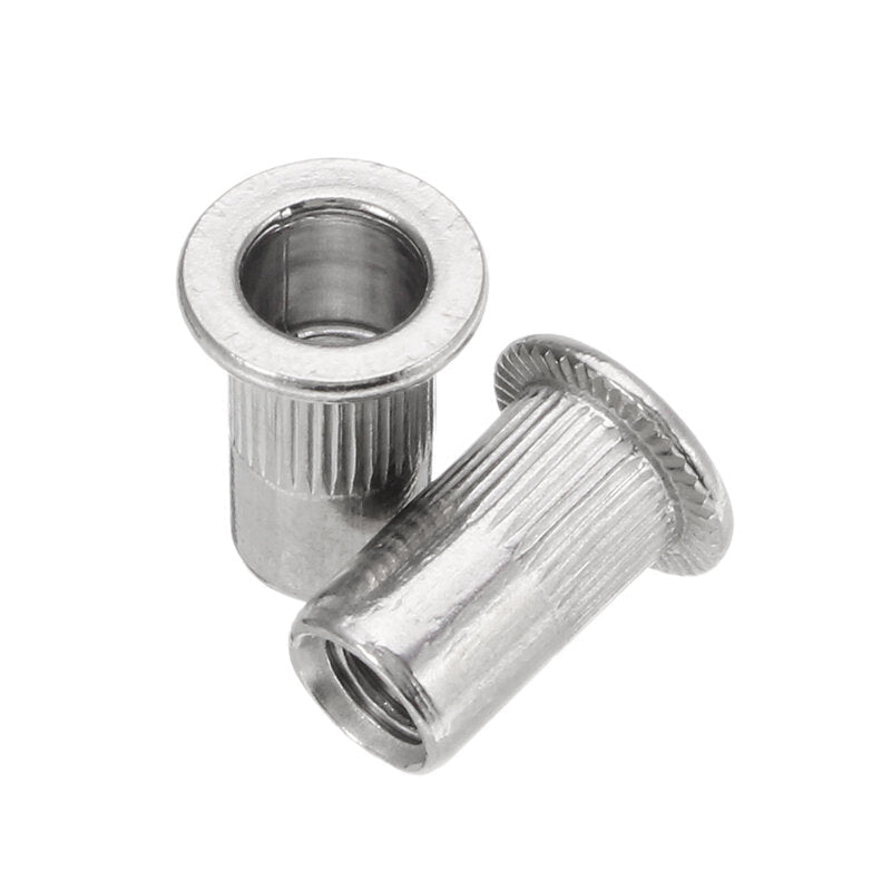 50Pcs Thread Rivet Nut 304 Stainless Steel Riveter Rivnut Insert Nutsert M3/M4/M5/M6