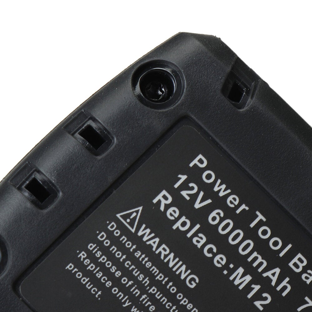 5.0/6.0Ah 12V Replacement Lithium Ion Battery for Milwaukee Cordless Power Tools
