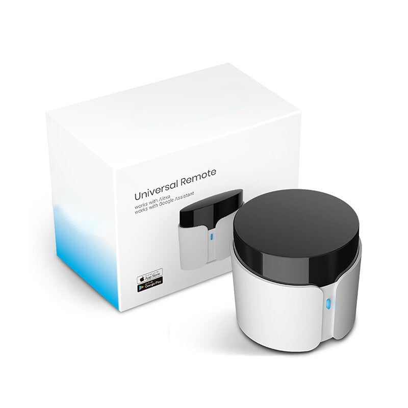 White mini Wi-Fi Smart Universal IR Remote Transmitter Voice Control with Google Home & Alexa Smart Home HUB