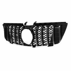 Chrome Silver GTR Style Front Grill Grille For Mercedes-Benz ML Class