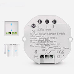 Inline Curtain Module Alexa Google Home Voice Control APP Smartthings deCONZ