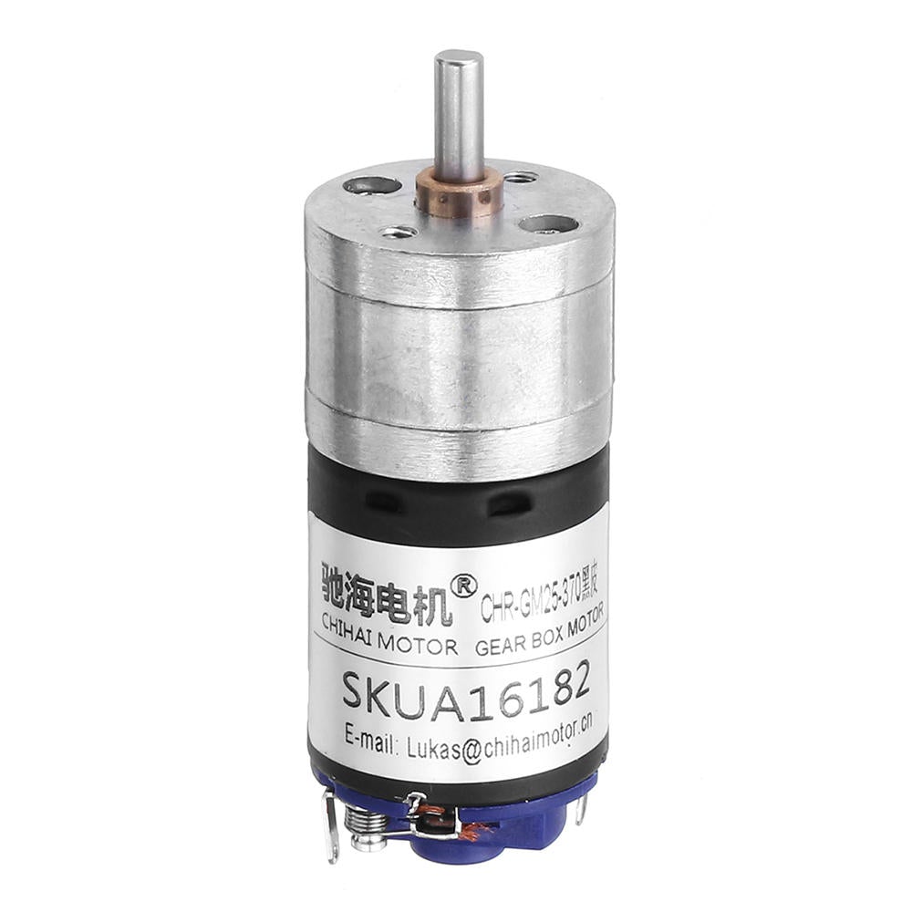 12V 2000rpm 1:10 Ratio DC Motor High Speed Strong Magnetic Reduction Motor