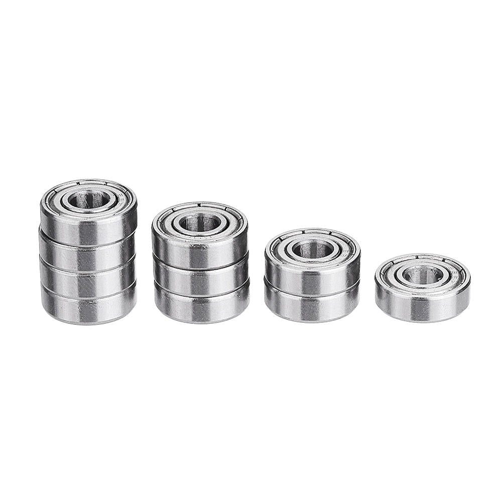 10pcs Bearing I.D 5mm Steel Double Shielded Miniature Deep Groove Ball Bearing