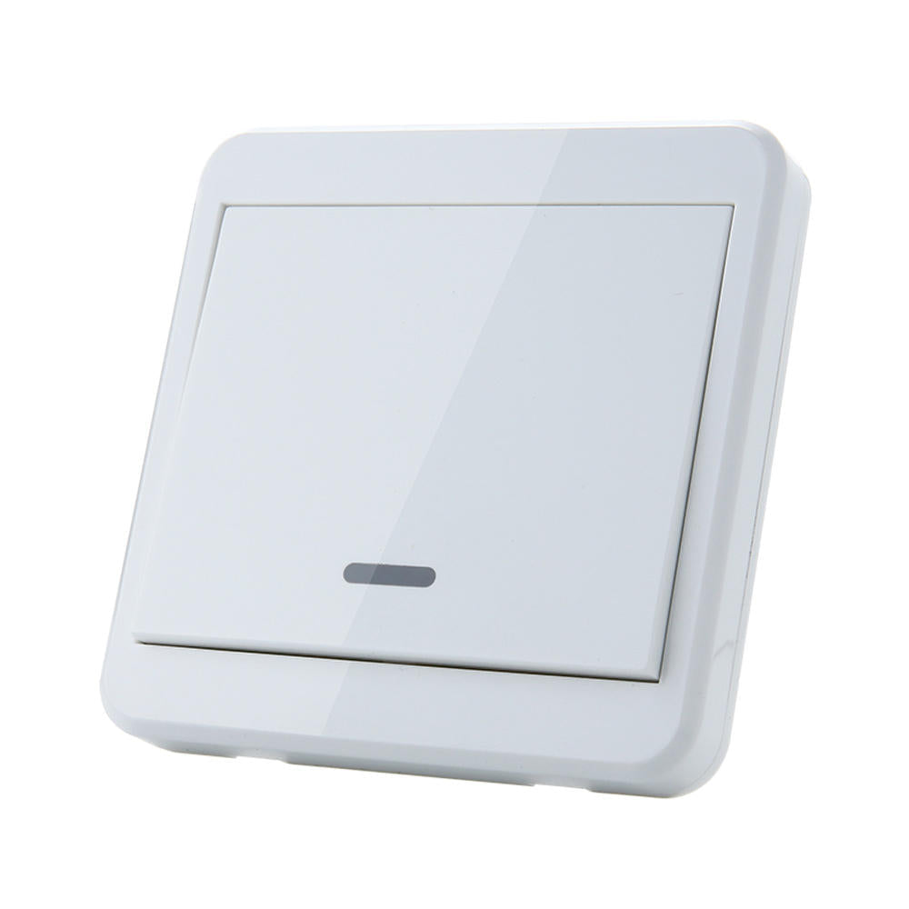 Wireless Light Switch Kit 433MHz Universal Wireless Remote Control 86 Wall Panel RF Transmitter With 1 Buttons