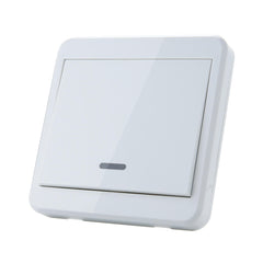 Wireless Light Switch Kit 433MHz Universal Wireless Remote Control 86 Wall Panel RF Transmitter With 1 Buttons