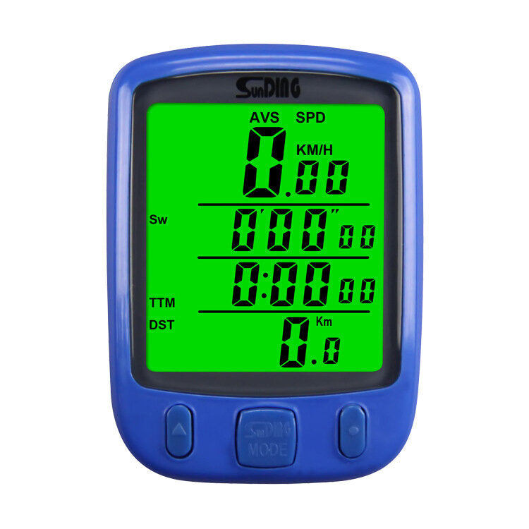 Multifunctional Bicycle Computer Wired Odometer Stopwatch Waterproof Mini Digital LCD Speedometer Tracker