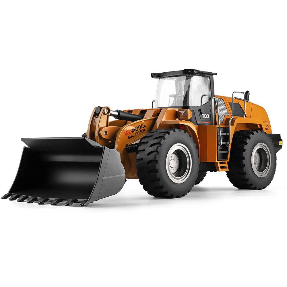 1/14 2.4G Electric Remote Control Bulldozer RC Car Vehicle Models Engineer Truck Toys 7.4v 1500mah