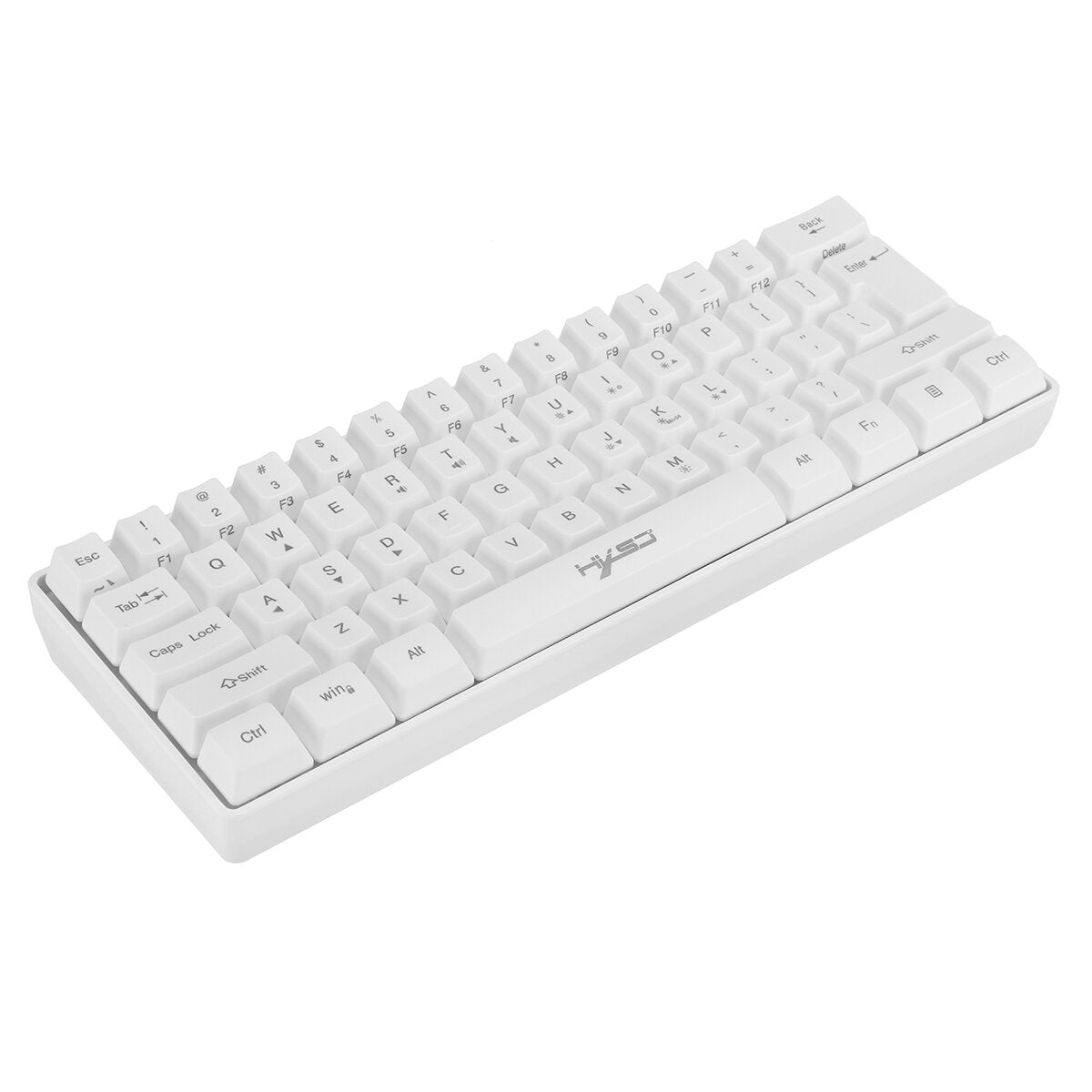 Wired Keyboard 61 Keys USB Wired RGB Backlit Gaming Keyboard for Office Gamers