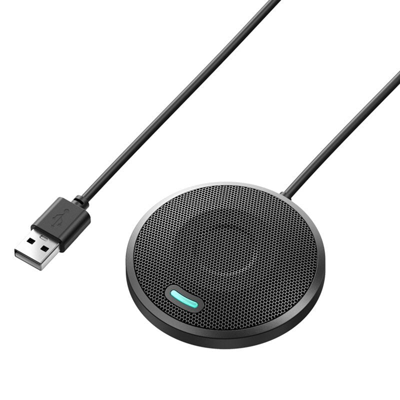 Omni-Directional Microphone USB Condenser for Business PC Laptop Voice Pickup