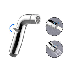 Dual Purpose Bidet Airbrush Set Plastic ABS Electroplating Toilet Companion Flusher Nozzle