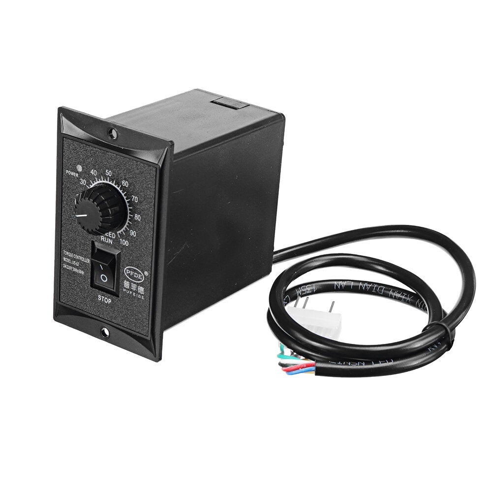 220V 40W 2.7-450RPM Variable Speed Motor AC Gear Reducer Motor Geared Motor 1:3-1:500 Reversible Gear