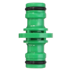 1/2 Inch Plastic Water Pipe Two Way Nipple Joint Hose Connector Fitting Green