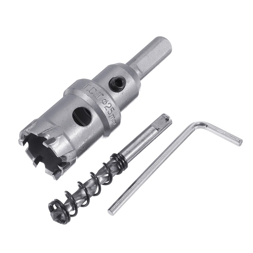 6Pcs TCT Carbide Hole Saw Cutter Drill Bit Set for Stainless Steel Metal