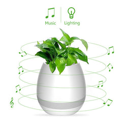 Bluetooth Music Flower Pot Electrostatic Induction Night Light Flower Pot