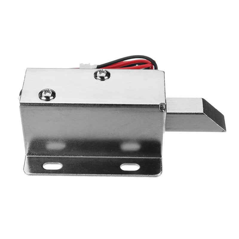 12V DC Electric Lock Assembly Solenoid Long Locking Tongue Cabinet Drawer Door