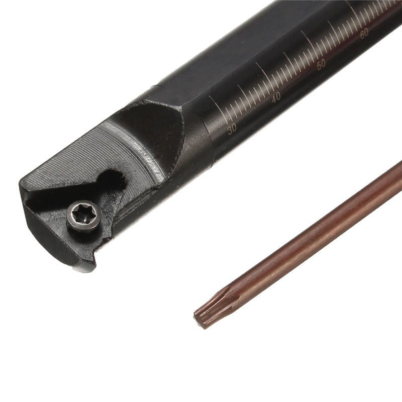 16x180mm Internal Lathe Threading Boring Turning Tool Holder with Wrench