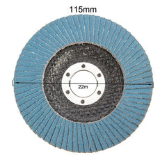 10pcs 115mm Flap Sanding Disc 80 Grit Angle Grinder Wheel Polishing Sanding Wheel