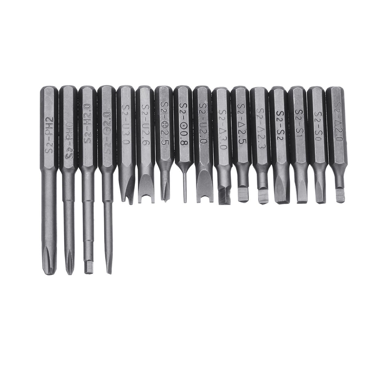 56pcs Screwdriver Bit Set Alloy Steel Screwdriver Accessories Hex Shank Screwdriver Bits