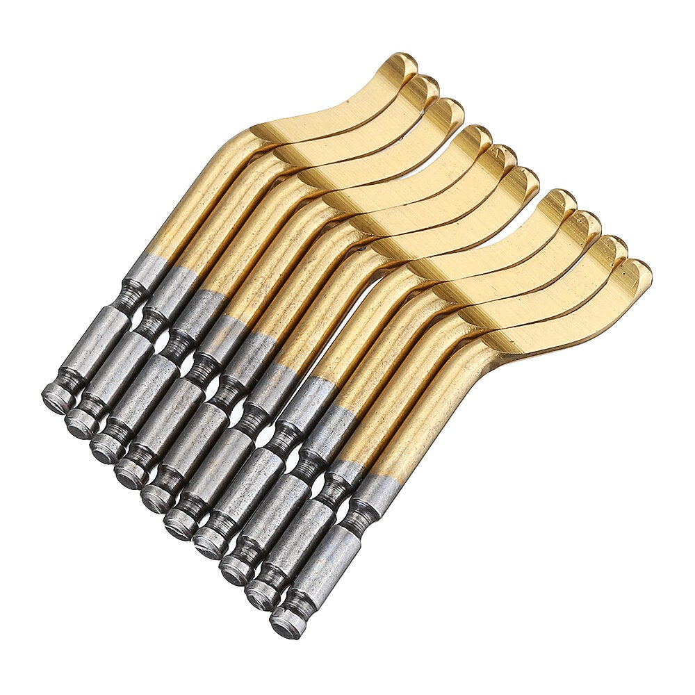 Burr Handle Scraper Deburring Tool 10pcs Deburring Trimming Blade Cutter Tools Kit