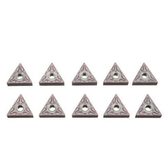 10Pcs Carbide Inserts Lathe Turning Tool Holder Inserts