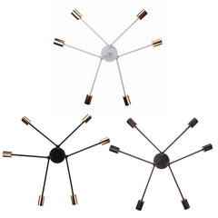 Modern Pendant Lamp Ceiling Light Chandelier Vintage 6 Heads Sockets Holder