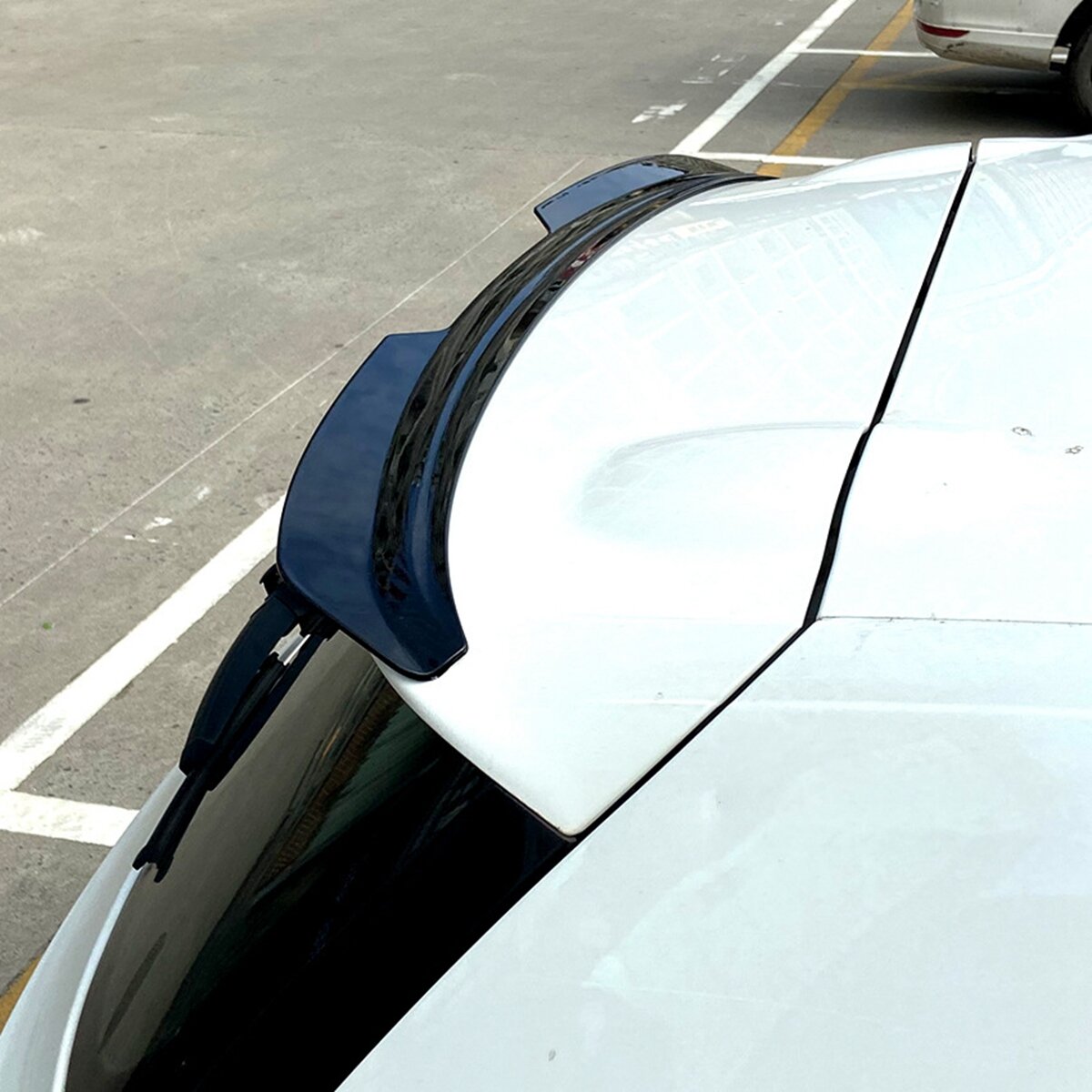 Glossy Black Rear Roof Spoiler Wing For VW Golf VII GTI R GTD