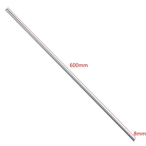OD 8mm x 600mm Cylinder Liner Rail Linear Shaft Optical Axis