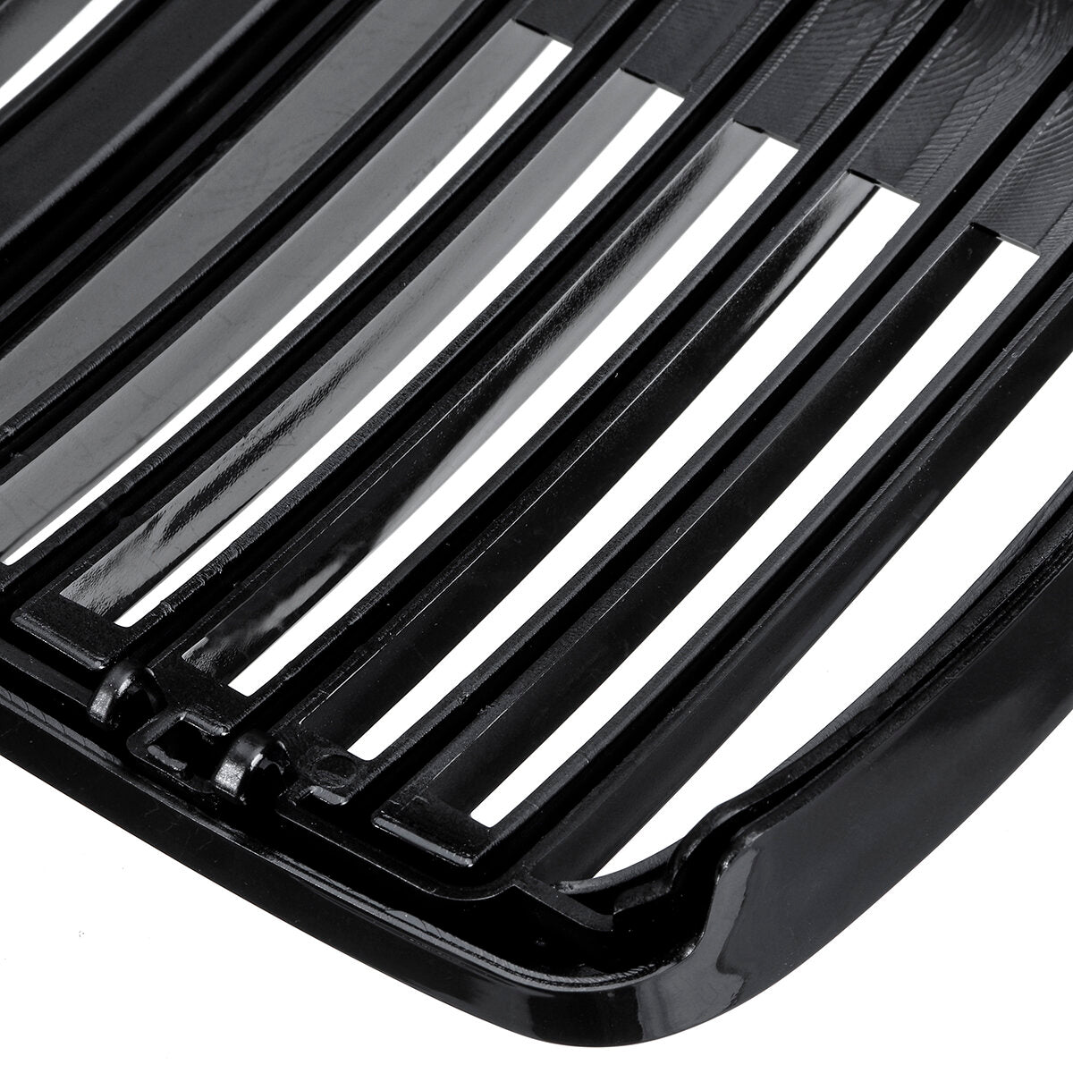 Glossy Black Front Kidney Grill Car Grille Metal Grid For BMW 3 Series