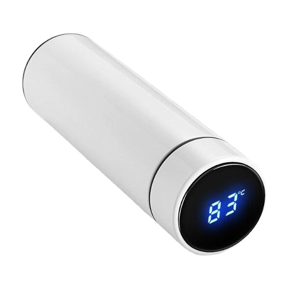 500ml Vacuum Thermos LCD Temperature Display Water Bottle Stainless Steel Double Wall Insulated Cup