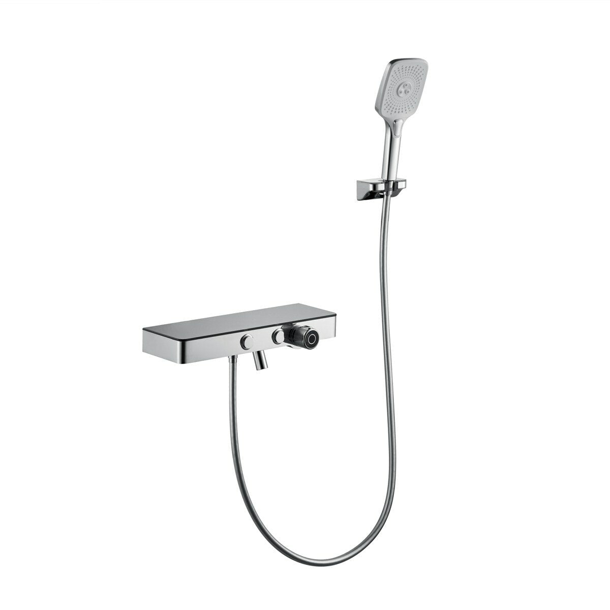 Handheld Shower Head Set Bathroom Rain Tub System 3-Setting Sprayer with Hose Faucet