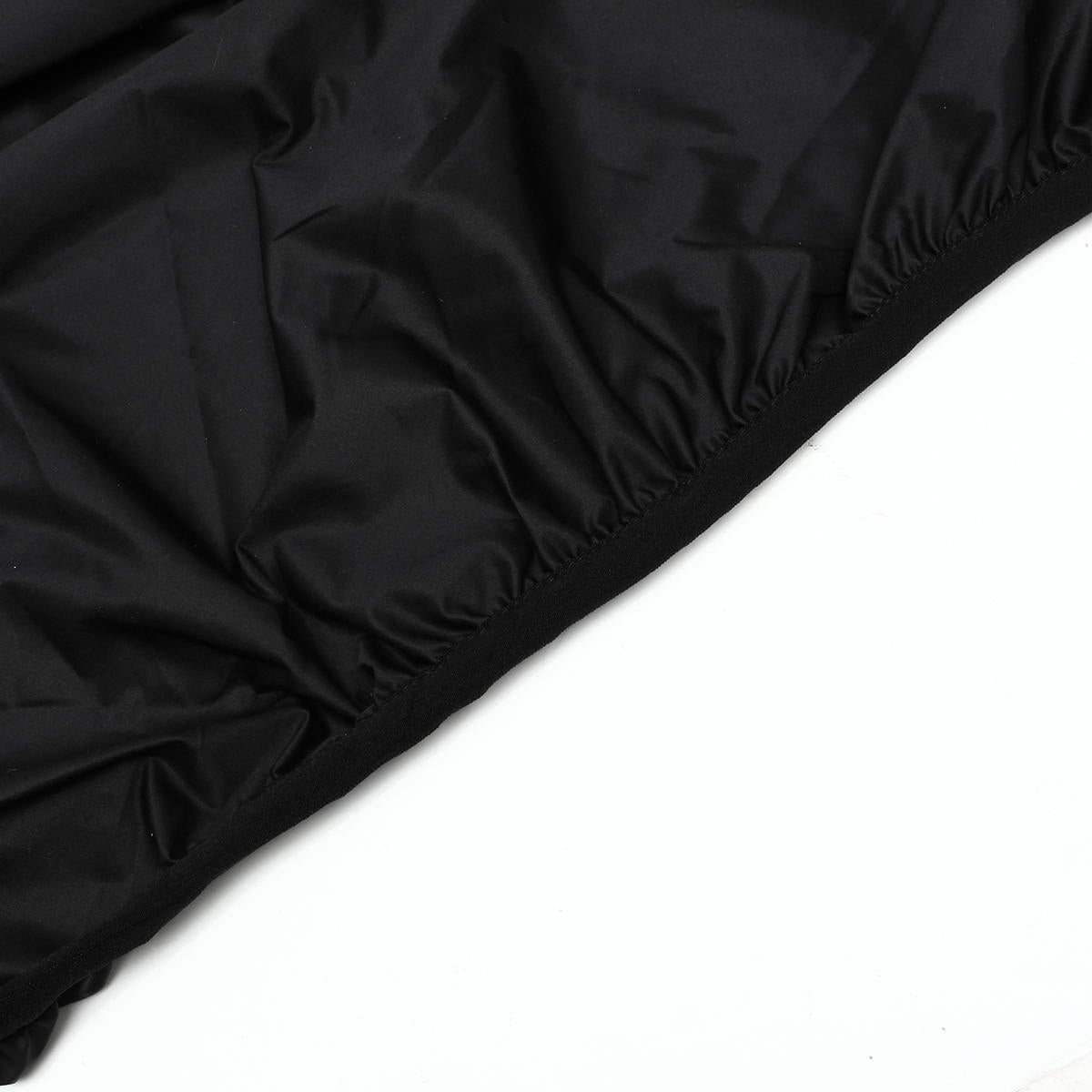 Black Polyester All Weather Protective Snow Thrower Cover 158x77x110cm