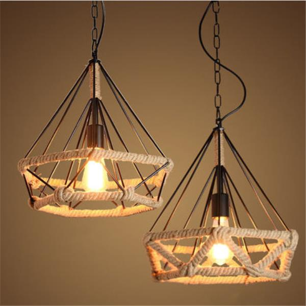 Industrial Retro Loft Ceiling Light Chandelier Pendant Lamp for Bedroom Restaurant Corridor