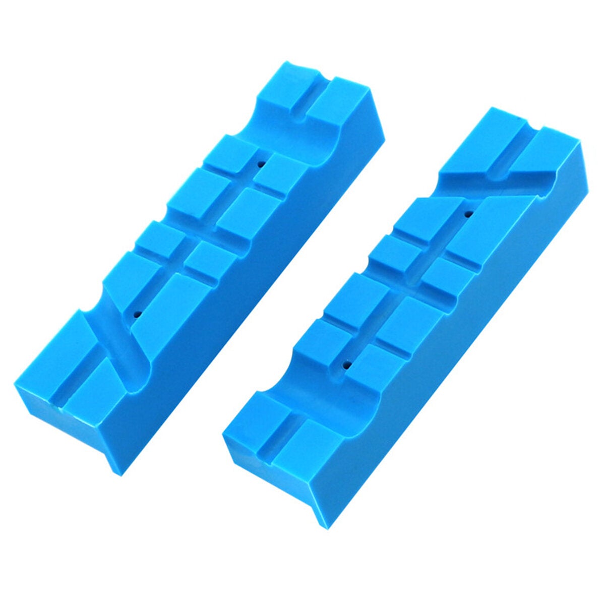 2pcs 140mm Vise Jaws Magnetic Reversible Soft Pads For Metal Table Vice