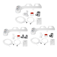 Toilet Seat Attachment Water Spray Non-electric Cold/Hot Adjustable Dual Nozzle