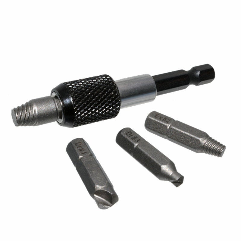 33pcs Damaged Screw Extractor Set with Screwdriver Bits for Broken Screw HSS Broken Bolt Extractor Screw Remover Kits