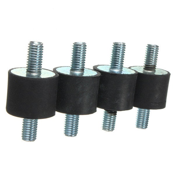 4pcs M8 20x25mm Rubber Shock Absorber Rubber Vibration Isolator Mounts