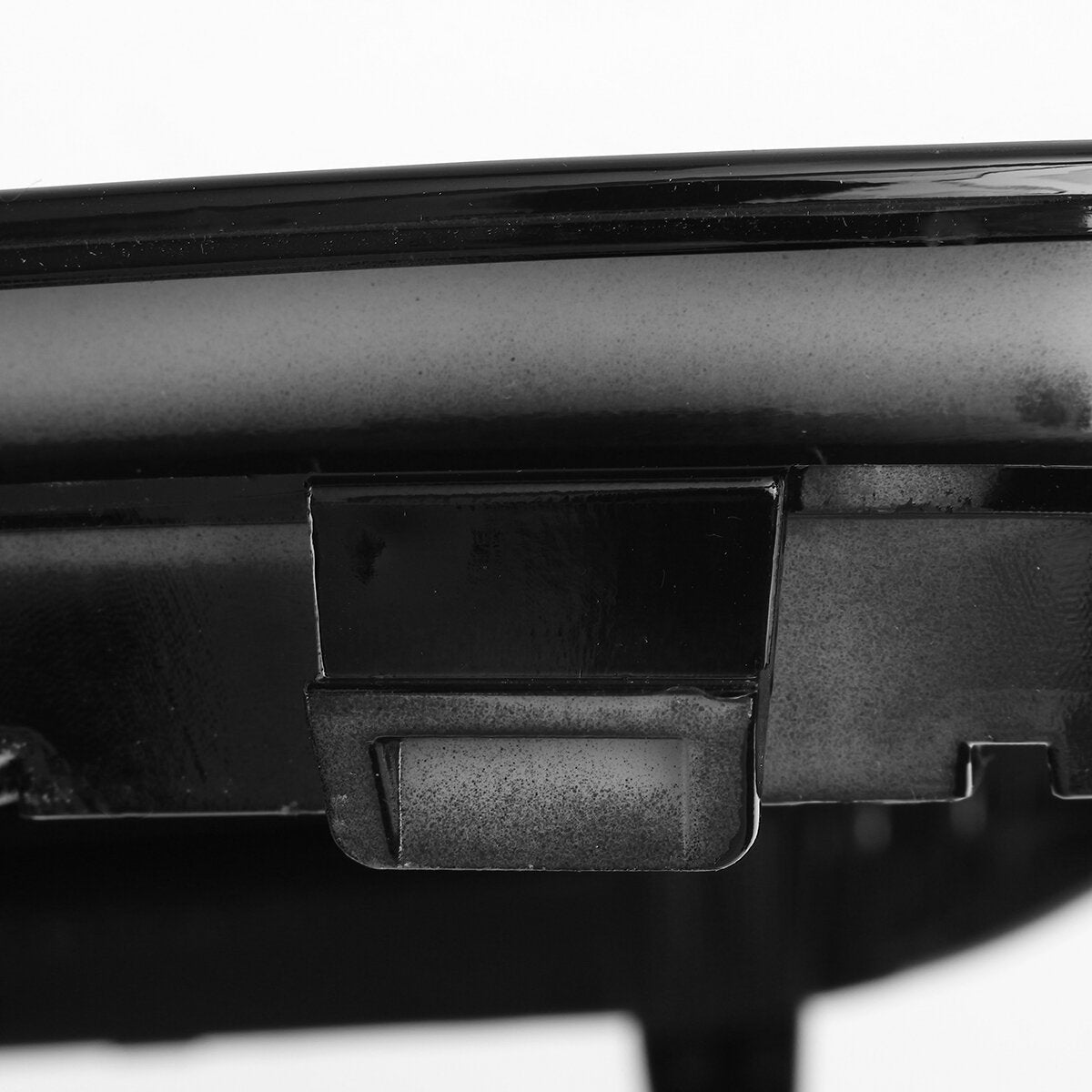 Pair Gloss Black Front Dual Slats Front Car Grilles For BMW 5 Series