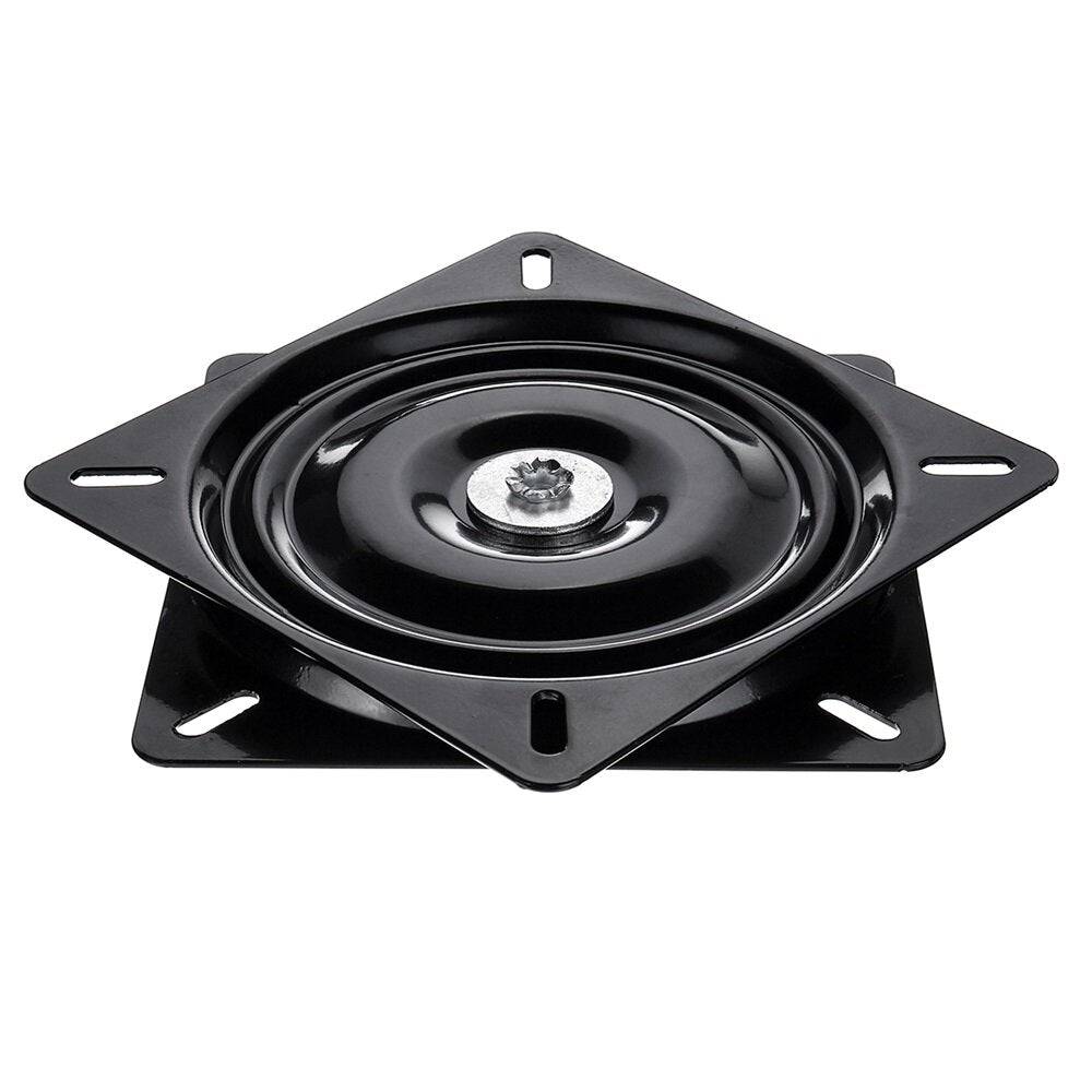 4Pcs 7 Inch Bar Stool Swivel Plate Replacement 360 Rotation Square Swivel Mechanism Turntable Replacement Accessories for Recliner Chair Furniture