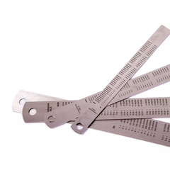 1Pcs 15cm/20cm/30cm/50cm Stainless Steel Straight Ruler Double Scale Student Rulers Painting Drawing Measuring Tool School Office Supplies Stationery