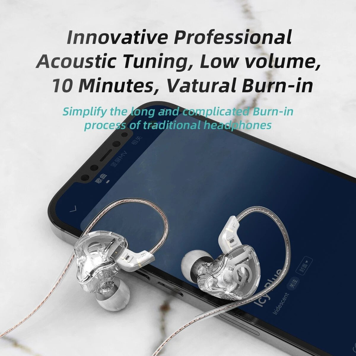 Dynamic In-Ear Wired Earphone Hi-Fi Noice Cancelling Sport Game Earphone Detachable Cable Earplugs Headphone With Microphone