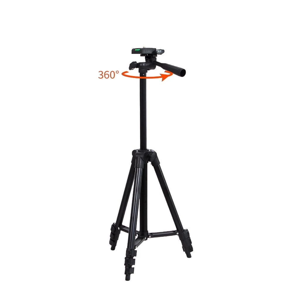 Lightweight Tripod Adjustable Selfie with Ball Head Quick Release Plate for Photography Live Streaming