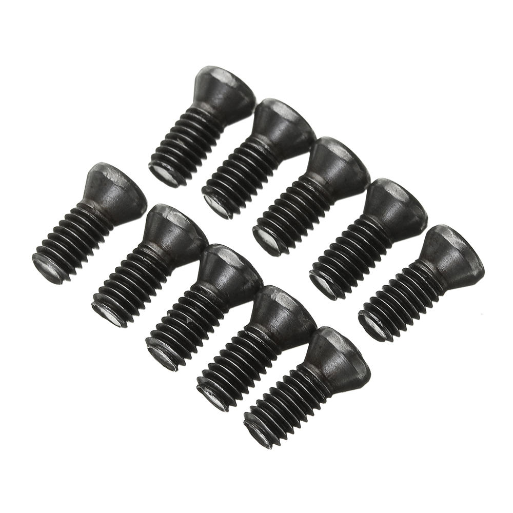 M4TT1 10Pcs M4 Tungsten Button Head Torx Screw for Carbide Inserts CNC Lathe Tool 8/10mm