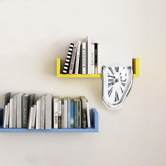Novel Surreal Melting Distorted Wall Clock Surrealist Salvador Dali Style Wall Clock Amazing Home Decoration Gift