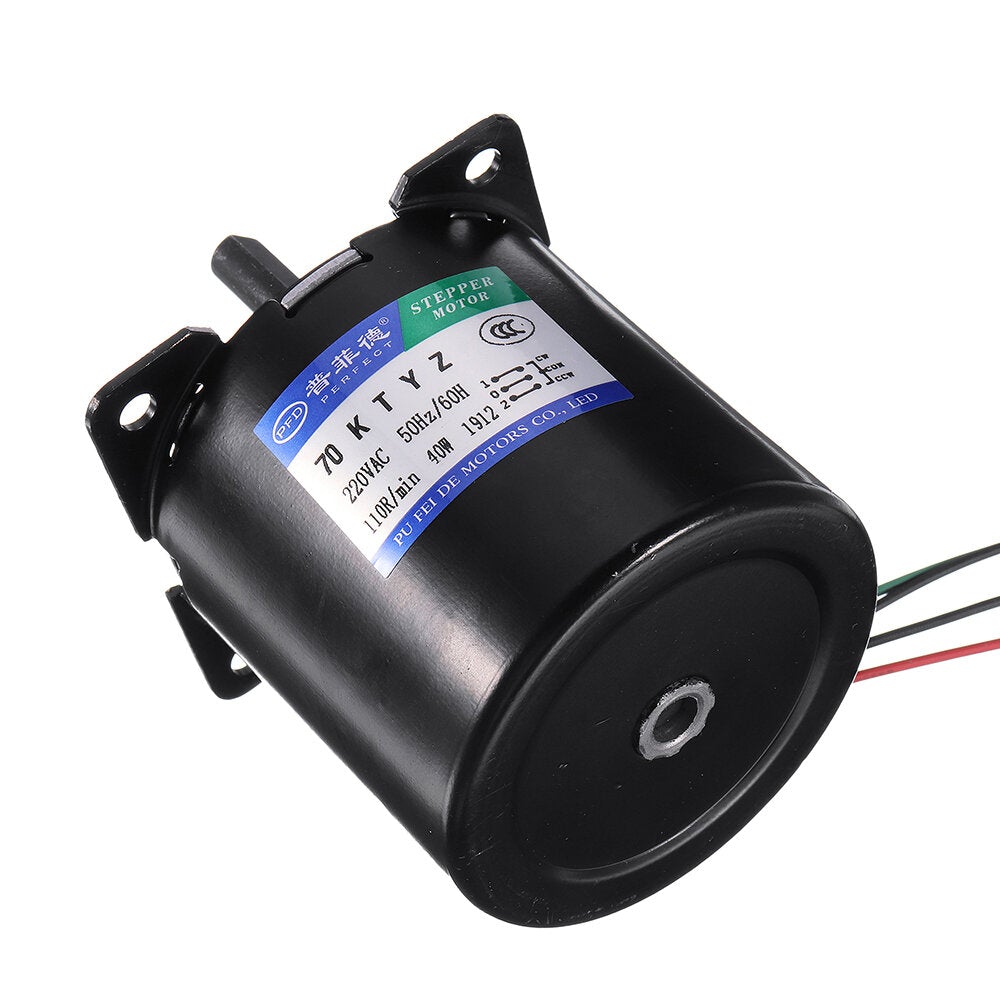 AC 220V 15/30/50/100rpm Electric Synchronous Motor 40W Permanent Magnet Motor Motor