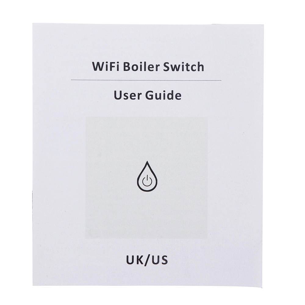 WiFi Smart Boiler 16A Switch Water Heater Tuya APP Remote Control Alexa Google Home Voice Control Glass Panel