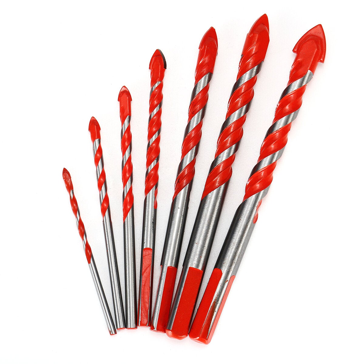 Multi-purpose Ceramic Wall Drill Bit Set Anti-skid Triangle Shank Hole Opener for Concrete Wood Iron Copper