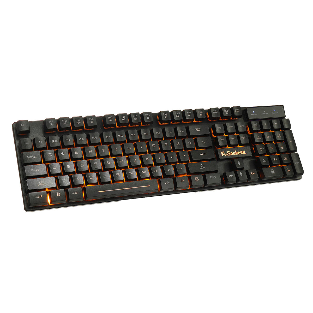 Wired Keyboard & Mouse Set 104 Keys USB Wired Gaming Luminous LED Backlight Keyboard Mouse Combo Home Office Kit for Laptop Computer PC