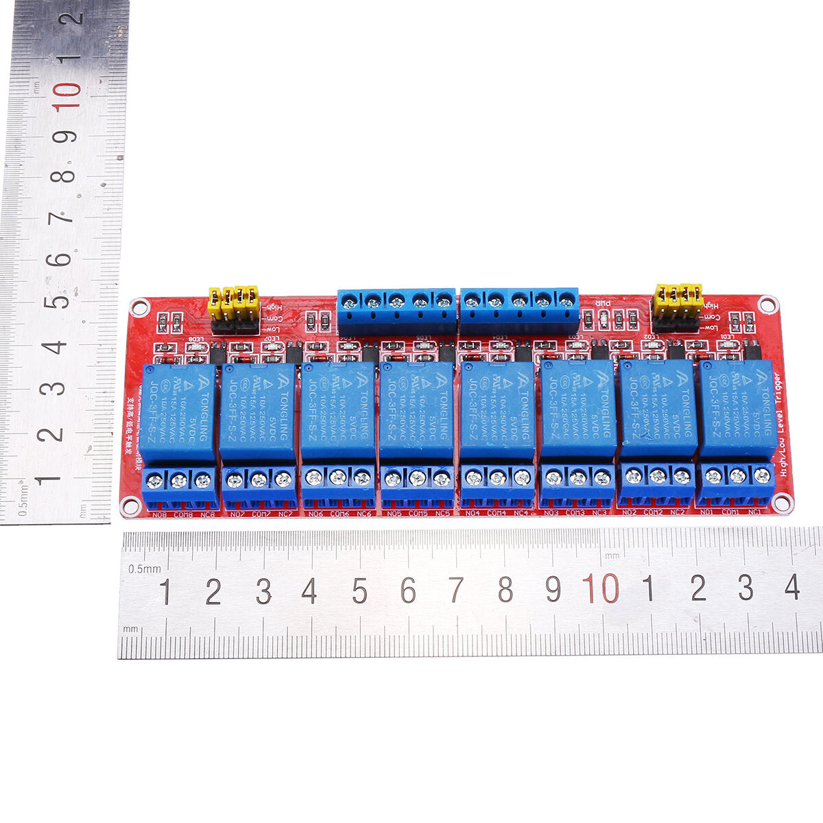 5V 1 / 2 / 4 / 8 Channel Relay High Low Level Optocoupler Module For PI